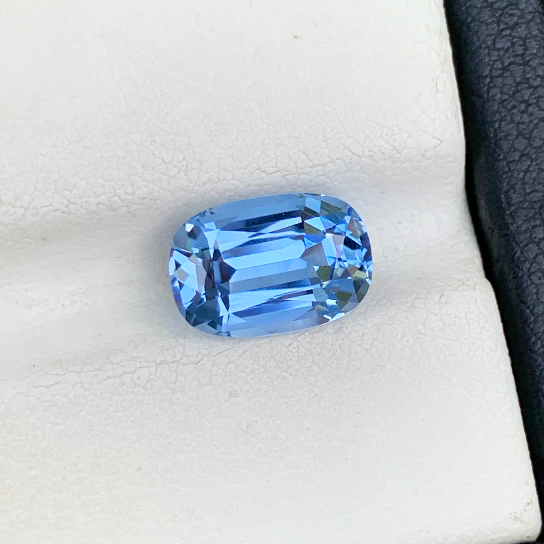 Vivid Blue Aquamarine Ring Stone, Oval Shape Santa Maria Aquamarine Gemstone