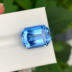 Santa Maria Aquamarine Ring Stone, Vivid Blue Color Aquamarine Gemstone, AIG Certified Aquamarine Loose Gemstone