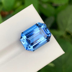 Santa Maria Aquamarine Ring Stone, Vivid Blue Color Aquamarine Gemstone, AIG Certified Aquamarine Loose Gemstone