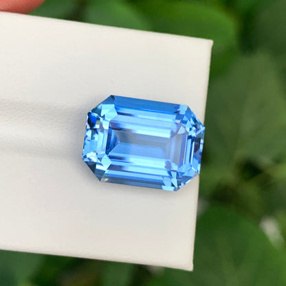 Santa Maria Aquamarine Ring Stone, Vivid Blue Color Aquamarine Gemstone, AIG Certified Aquamarine Loose Gemstone
