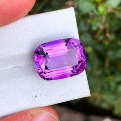 Purple Amethyst Gemstone, Natural Amethyst Ring Stone