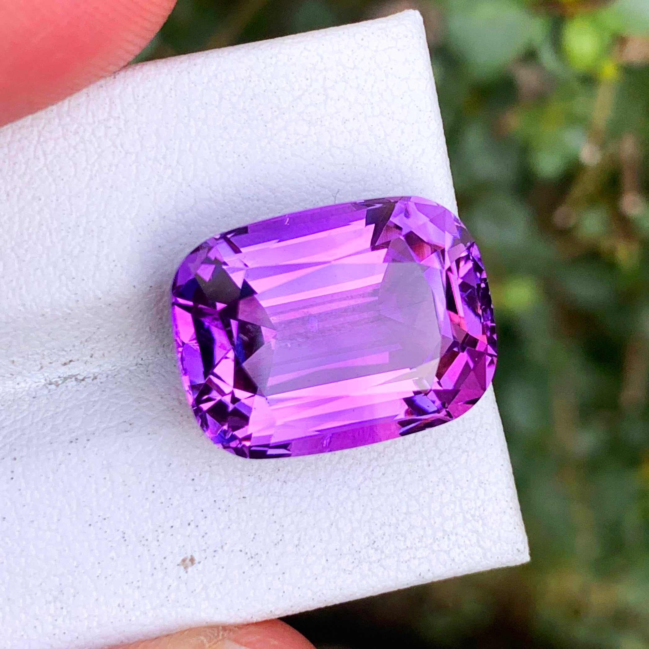 Purple Amethyst Gemstone, Natural Amethyst Ring Stone