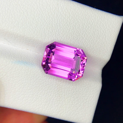 Deep Pink Kunzite Ring Stone, Natural Kunzite Loose Gemstone