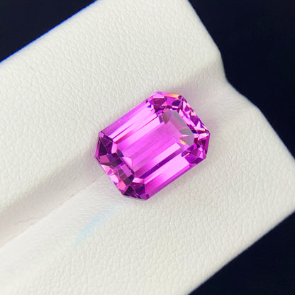 Deep Pink Kunzite Ring Stone, Natural Kunzite Loose Gemstone