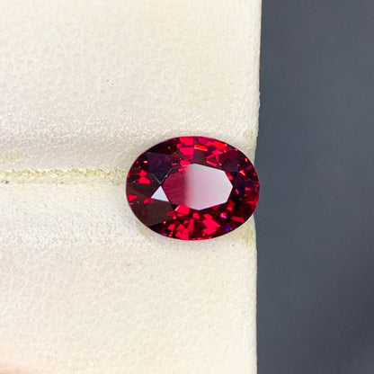 Pinkish Red Garnet Ring Gemstone, Flawless Malaya Stone, Natural Garnet Loose Gem, January Birthstone Wedding Ring Stone