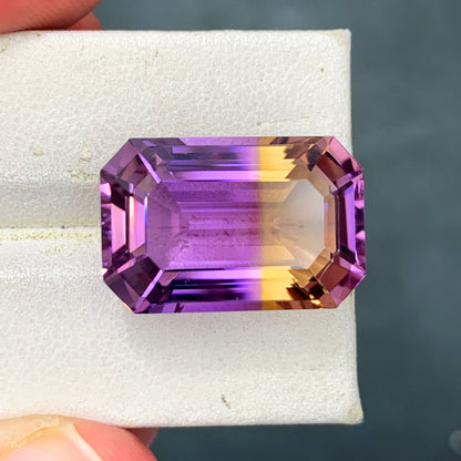 Natural Ametrine Ring Gemstone, Flawless Ametrine Stone, Natural Ametrine Loose Gem, February Birthstone Statement Ring Stone