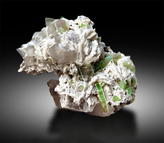 Tourmaline Crystals with Quartz, Tourmaline For Sale, Aesthetic Mineral, Fine Mineral, Tourmaline Specimen From Paproke 790 Gram