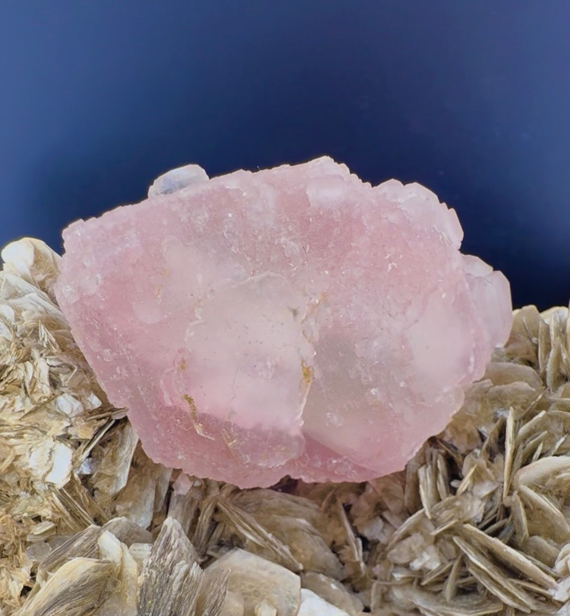 Pink Fluorite with Mica from Pakistan, 1619 gram