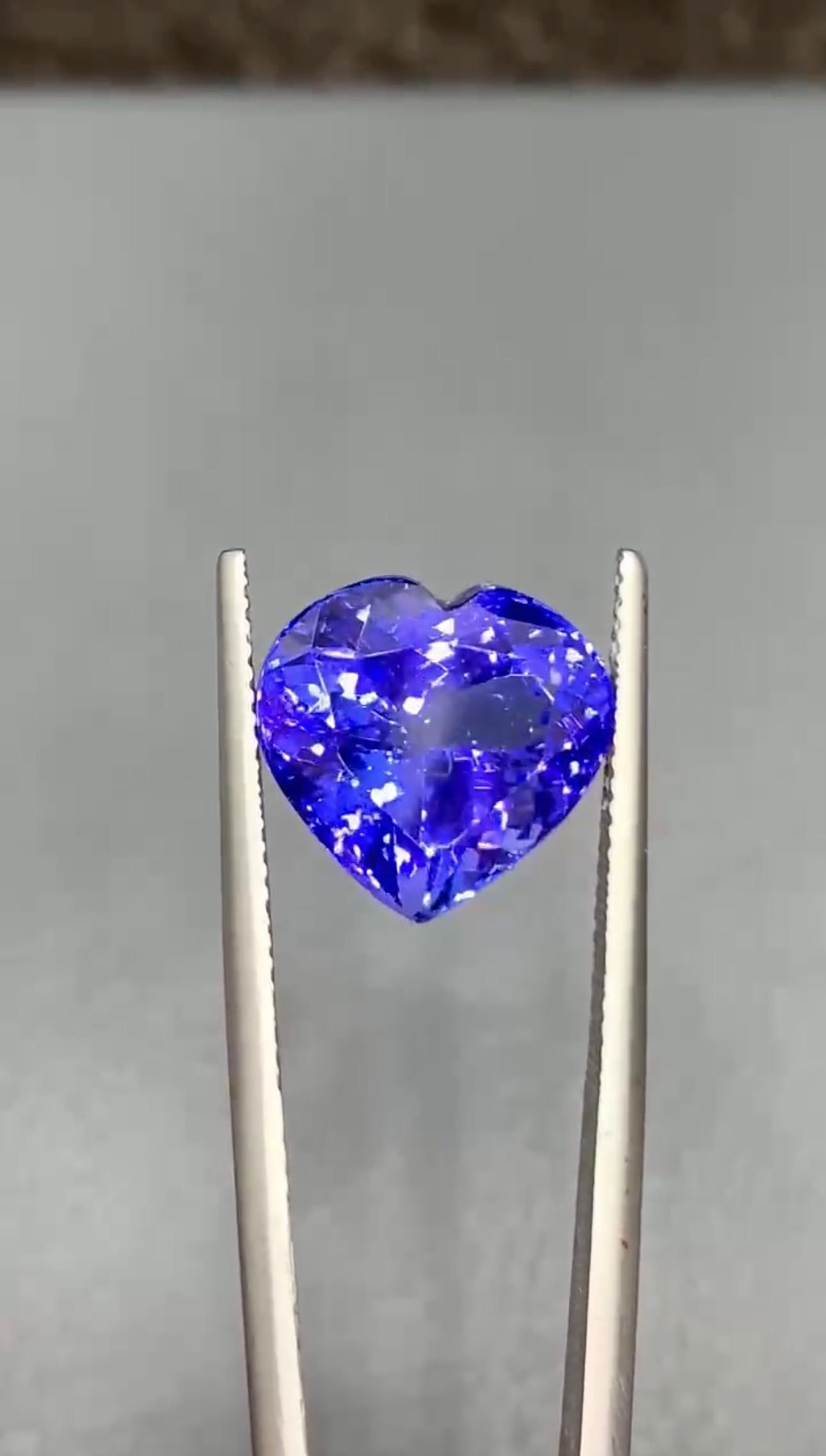 Tanzanite Gemstone, Flawless Loupe Clean, Tanzanite Loose Stone, Tanzanite Jewelry, Perfect Heart Shape Tanzanite Stone, 11.88 cts