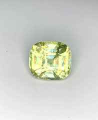 Cusshion Cut Full Fire Yellow Sphene Gemstone, Great Dispersion Sphene Gemstone, Loose Gemstone - 5.70 CT