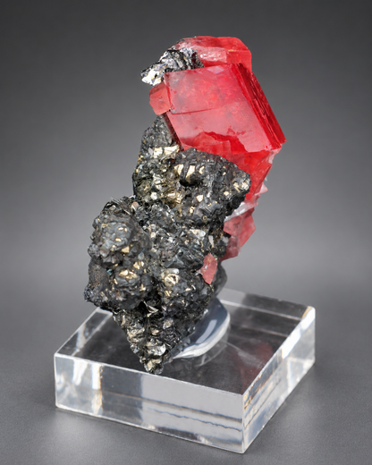 Rhodochrosite with Tetrahedrite – Sweet Home Mine, Colorado, USA – Raspberry Pocket