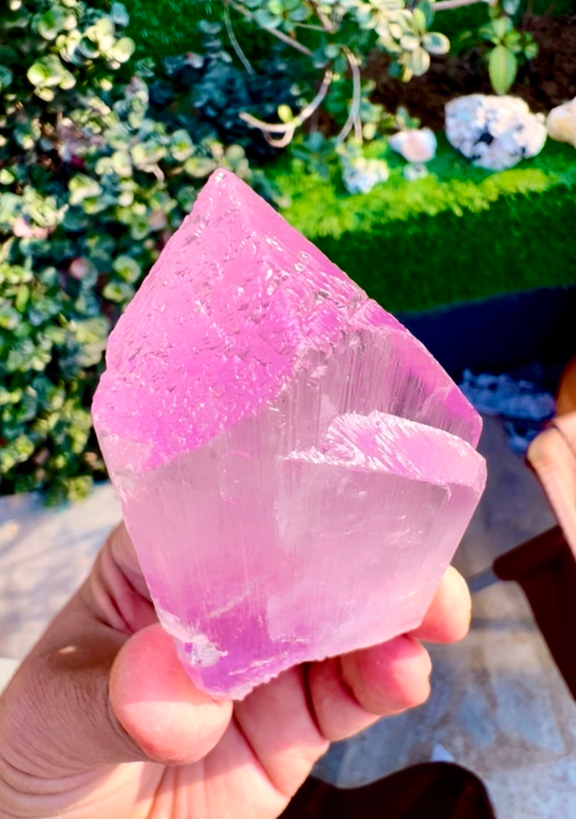 Pink Kunzite Crystal from Afghanistan, 160 gram