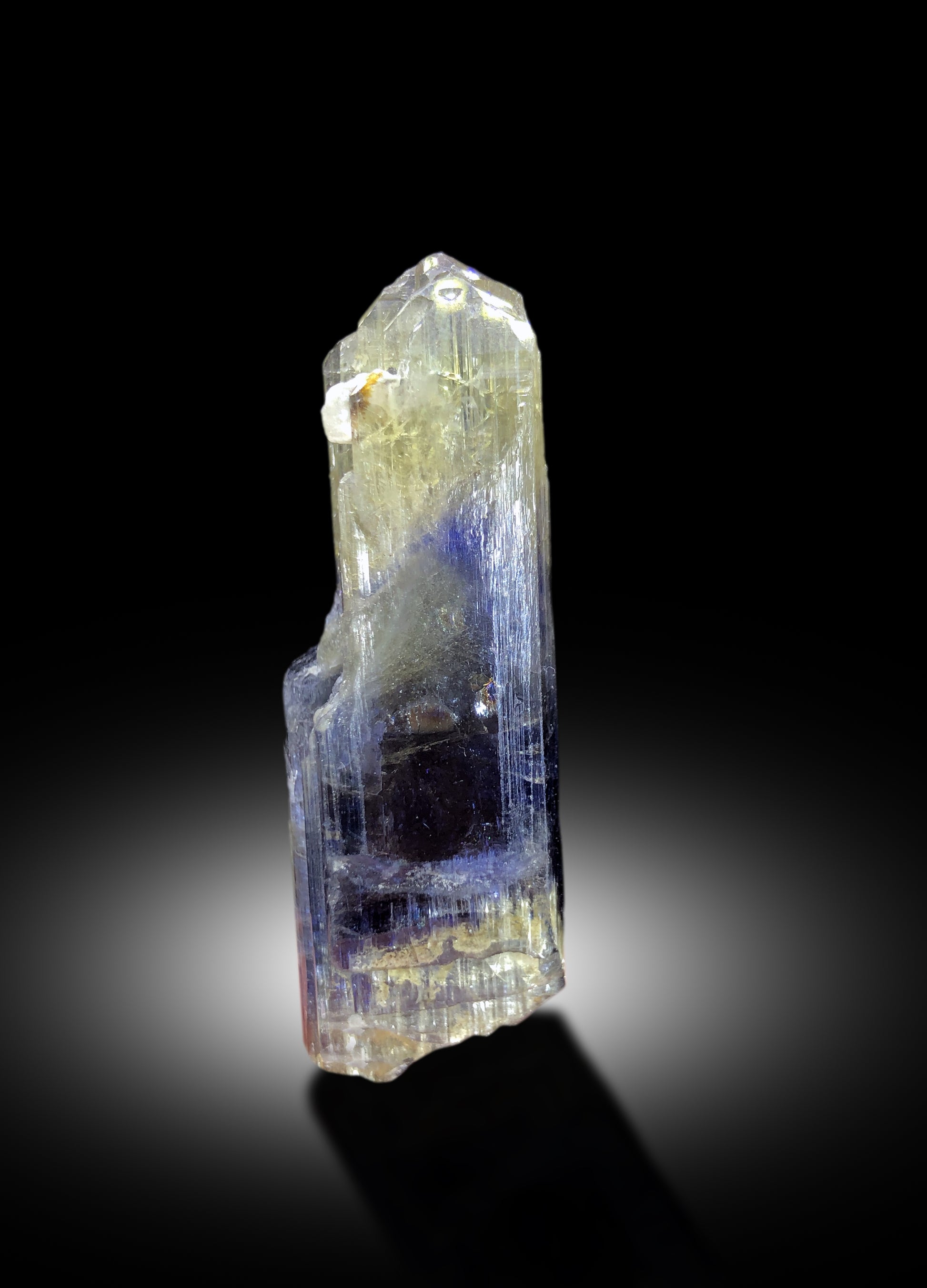 Tanzanite crystal showing natural luster and clarity
27 gram tanzanite mineral specimen for sale