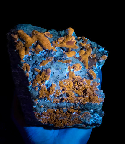 Fluorescent Afghaite crystals with Pyrite from Afghanistan, 18880 gram