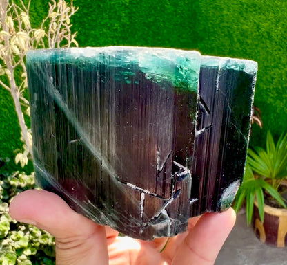 Blue Cap Tourmaline crystal from Afghanistan, 940 gram