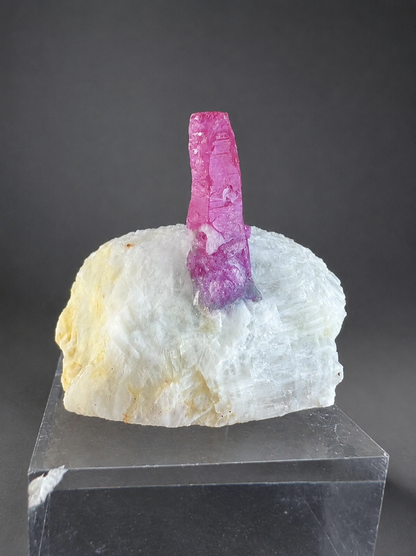 Natural Ruby Crystal on Matrix from Jegdalek Afghanistan – Collector Mineral Specimen, 47 gram