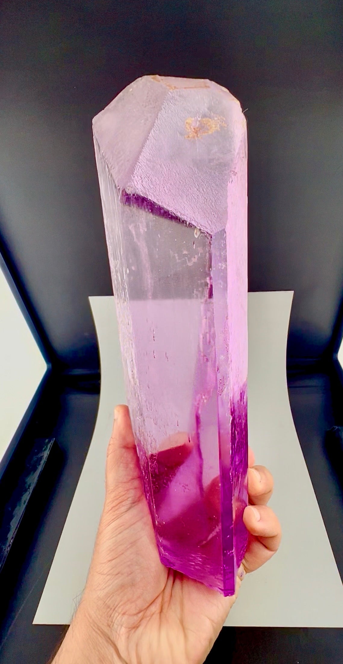 Facet Grade Kunzite Crystal , 2293 gram