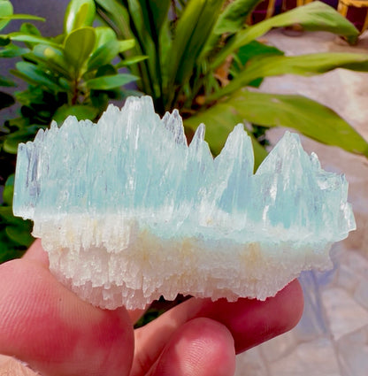AquaMorganite etched Crystal from Pakistan, 58 gram