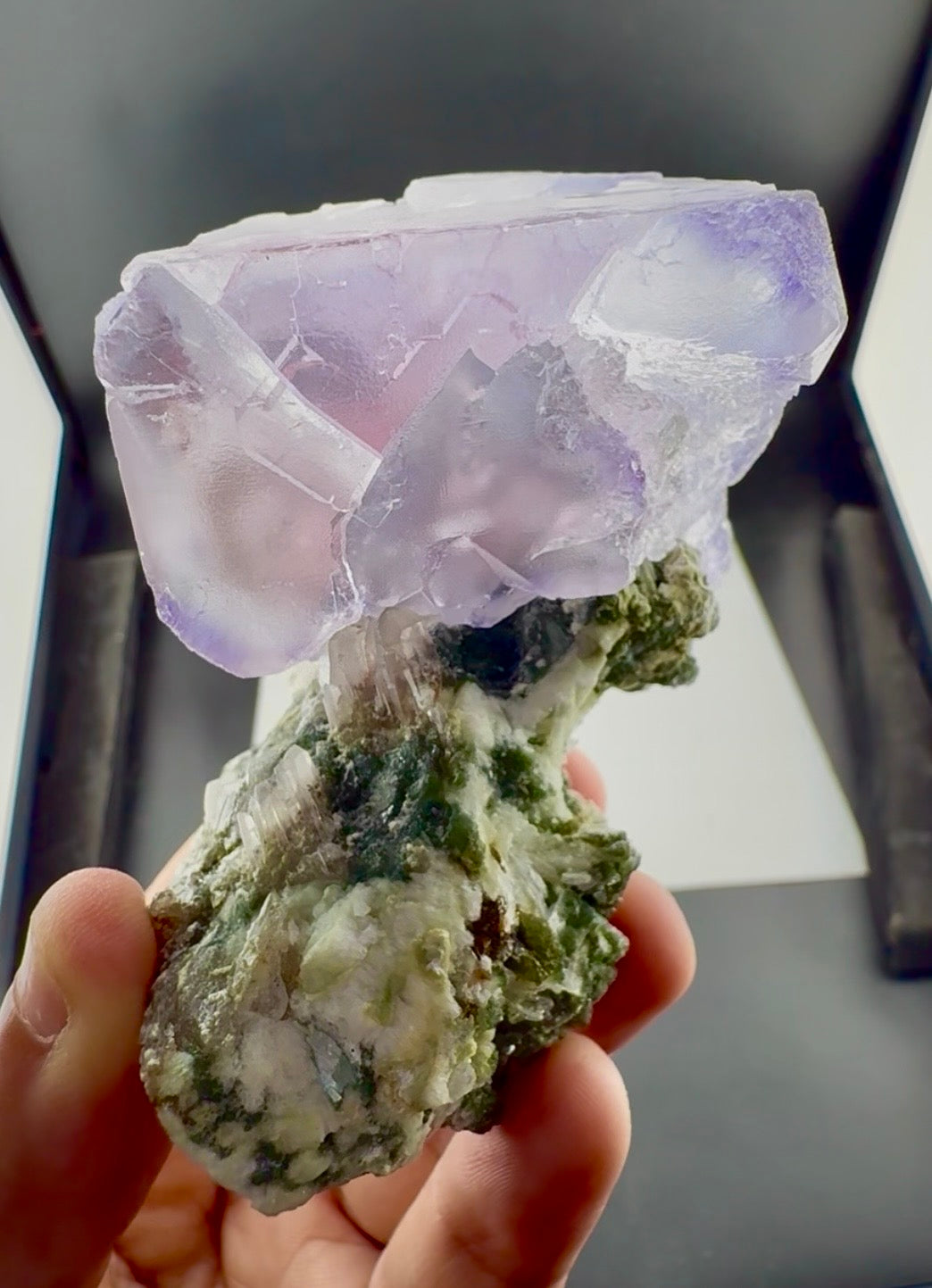 Fluorite on matrix from Afghanistan, 378 gram