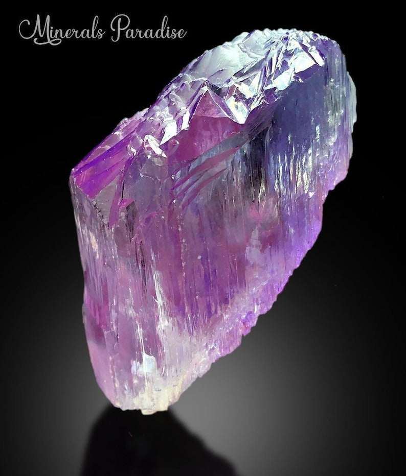 Natural Kunzite Crystal with Complex Terminations from Nuristan Afghanistan - 330 g