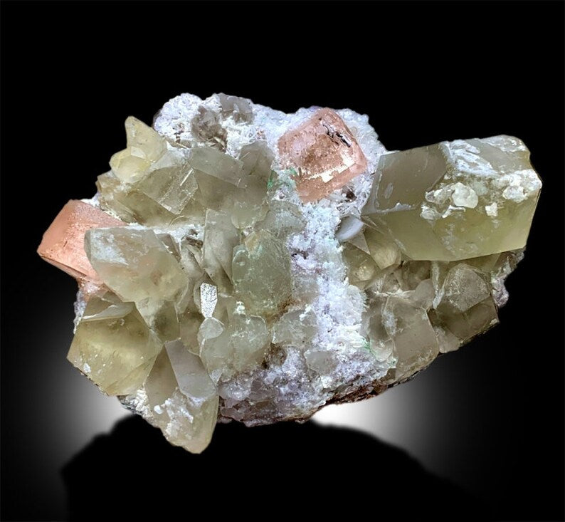 Pink Color Morganite Crystals with Quartz and Albite, Morganite Specimen, Morganite Stone, Morganite for Sale, Mineral Specimen, 1798 g