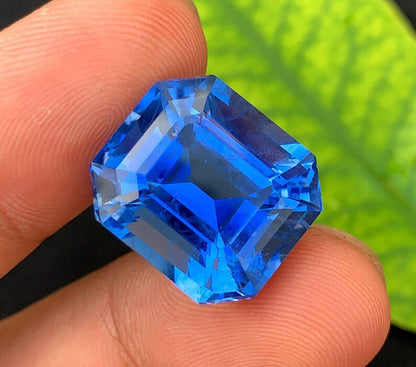 Santa Maria Color Aquamarine Gemstone, Aquamarine Loose Gemstone, Faceted Aquamarine Stone, Aquamarine Jewellry - 21.00 CT