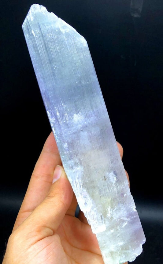 Bicolor Kunzite Crystal, Natural Kunzite, Kunzite stone, Pink Kunzite, Kunzite for sale, Raw Kunzite, Mineral Specimen, Healing Stone, 679g