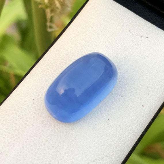 Deep Blue Aquamarine Cabochon For Ring Making, Santa Maria Aquamarine Cab, Natural Aquamarine Stone, Aquamarine Jewelry Stone, 17.5 CT