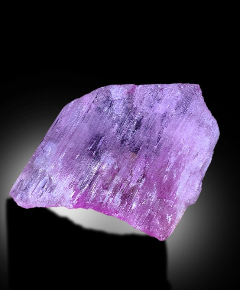 Mountain Shape Double Terminations Pink Kunzite Crystal From Afghanistan - 596 gram