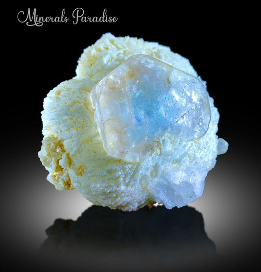 AQUAMORGANITE Bi-colored Beryl Crystal with Quartz, Morganite Crystal , Morganite Stone, Fine Mineral, Aquamorganite For Sale 374 g