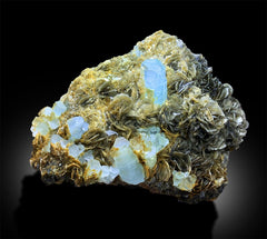 Aquamarine Specimen, Aquamarine Crystals with Muscovite Mica, Aquamarine Cluster, Aquamarine for sale, Aquamarine gemstone, 6.9kg