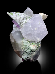 Pollucite With Kunzite Green Tourmalines Quartz and Albite Combine Specimen From Afghanistan - 4270 gram