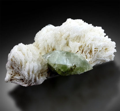 Hydroxyl Herderite with Albite , Hydroxyl Herderite Specimen, Herderite stone, Rare Mineral, Rare Stone, Mineral Specimen, 72 g , 72*37 mm