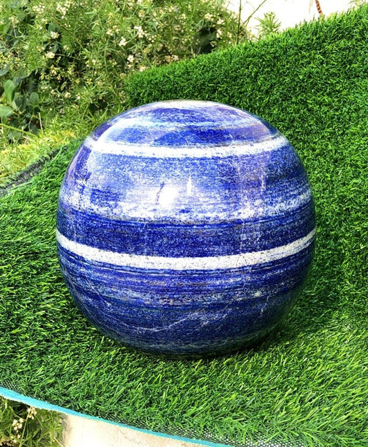Lapis Lazuli Polished Ball, Blue Lapis, Polished Ball, Polished Stone, Lapis stone, Home Decor, Display Specimen - 15 kg