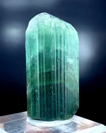 Blue Green Tourmaline Crystal, Natural Tourmaline, Tourmaline Stone, Tourmaline Rough, Tourmaline Crystal From Afghanistan 62 g