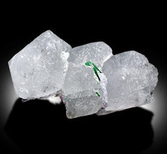 Natural Rare Pollucite with Green Tourmaline and Kunzite, Pollucite Crystal, Combo Minera, Pollucite Specimen - 980 gram