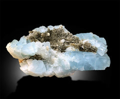 Aquamarine Crystals with Muscovite Mica, Aquamarine Cluster, Aquamarine Specimen, Mineral Specimen, Crystals Clusters, Raw Aquamarine, 3.5kg