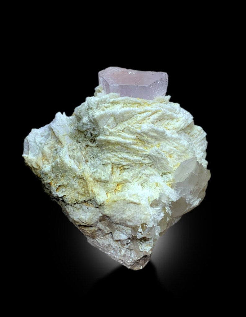 Pink Morganite Specimen with Albite and Quartz from Dara e Pech Afghanistan, 2640 g