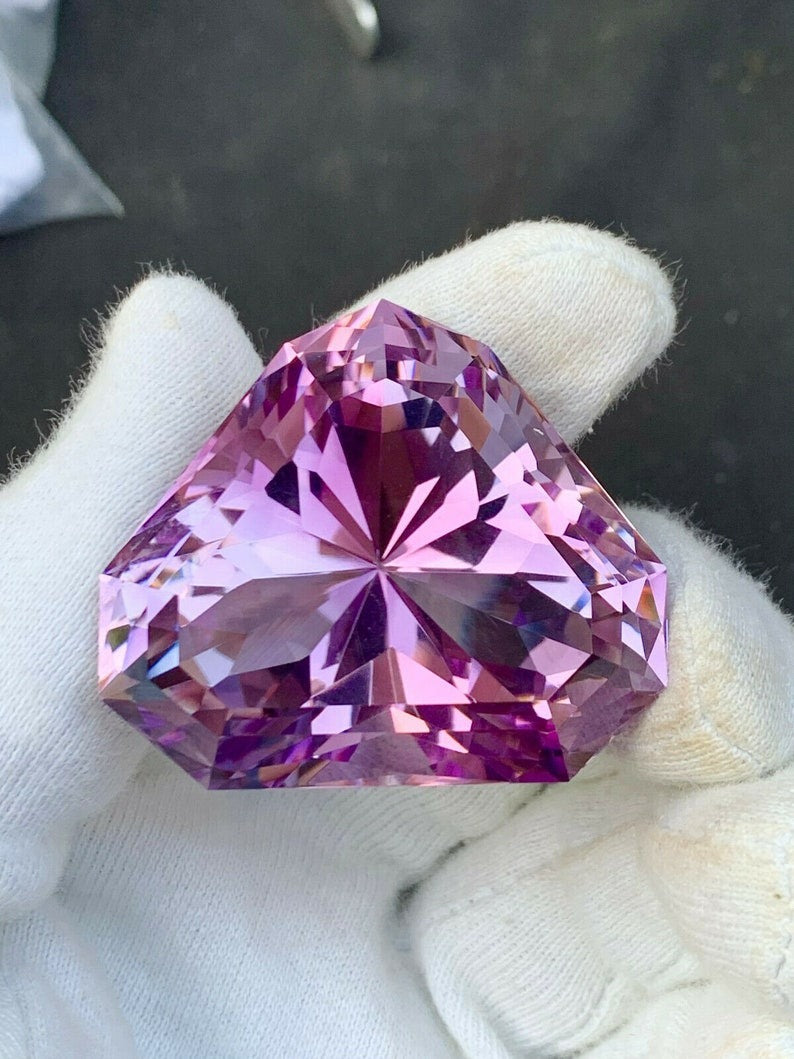 Top Grade Fancy Cut Purple Color Amethyst Gemstone, Loose Gemstone, Amethyst Jewellry, Jewellry Making, Gemstone Jewellry - 236.70 Carats