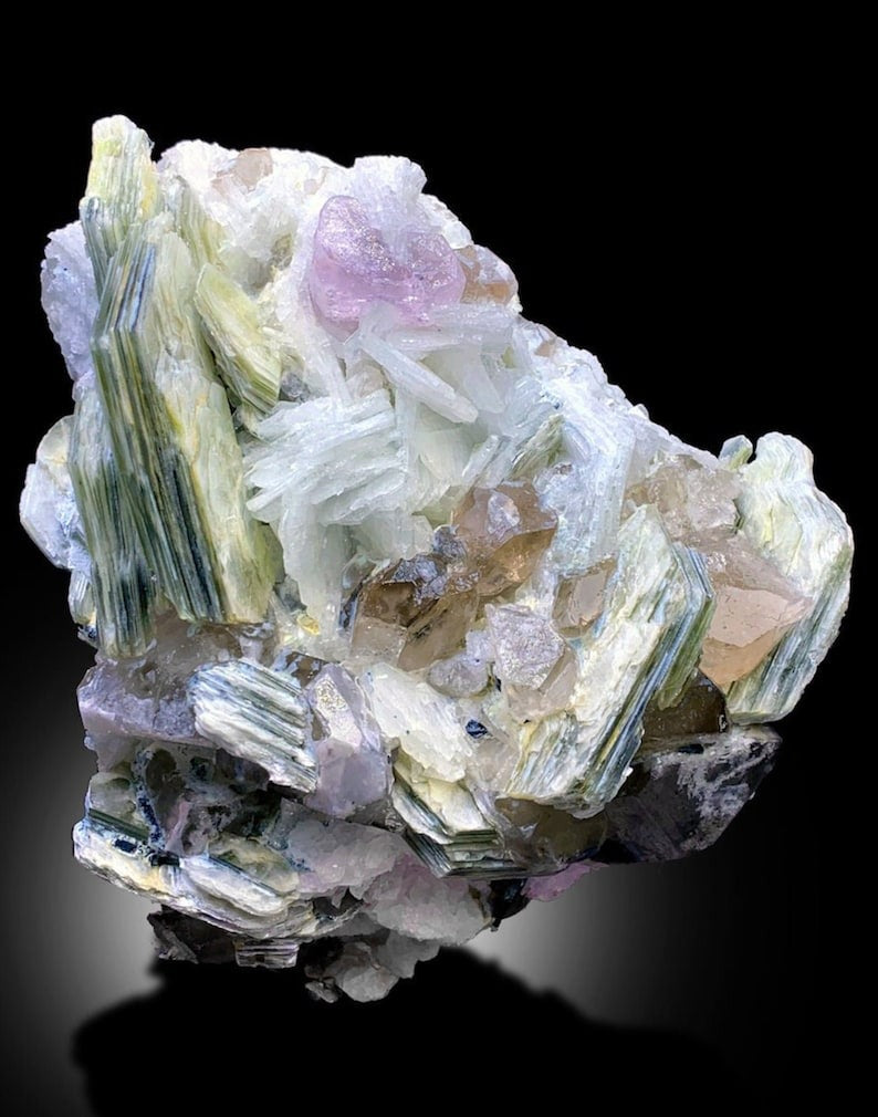 Natural Pink Morganite with Smoky Quartz, Mica and Albite, Morganite Specimen, Morganite from Dara e Peech Afghanistan - 2027 gram