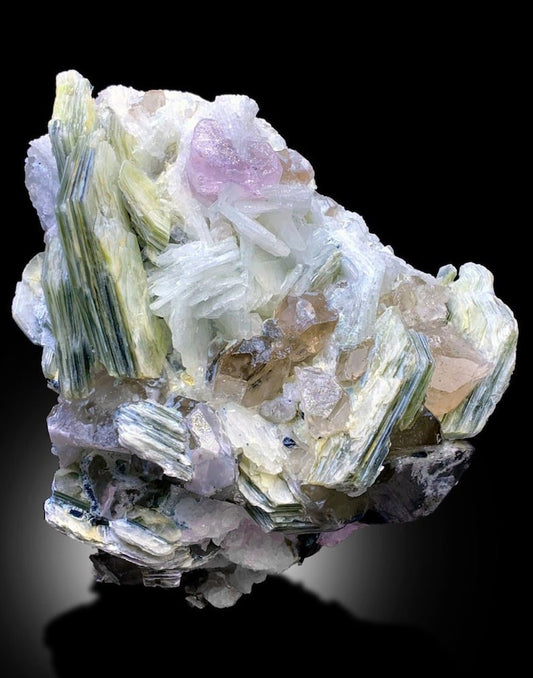 Natural Pink Morganite with Smoky Quartz, Mica and Albite, Morganite Specimen, Morganite from Dara e Peech Afghanistan - 2027 gram