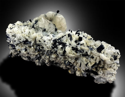 Apatite Crystal with Topaz Schorl and Albite Mineral Specimen from Skardu Pakistan - 294 g , 104*44 mm