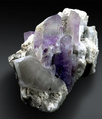 Natural Kunzite Crystals with Quartz Mineral Specimen from Nuristan Afghanistan - 965 gram , 134*98*88 mm