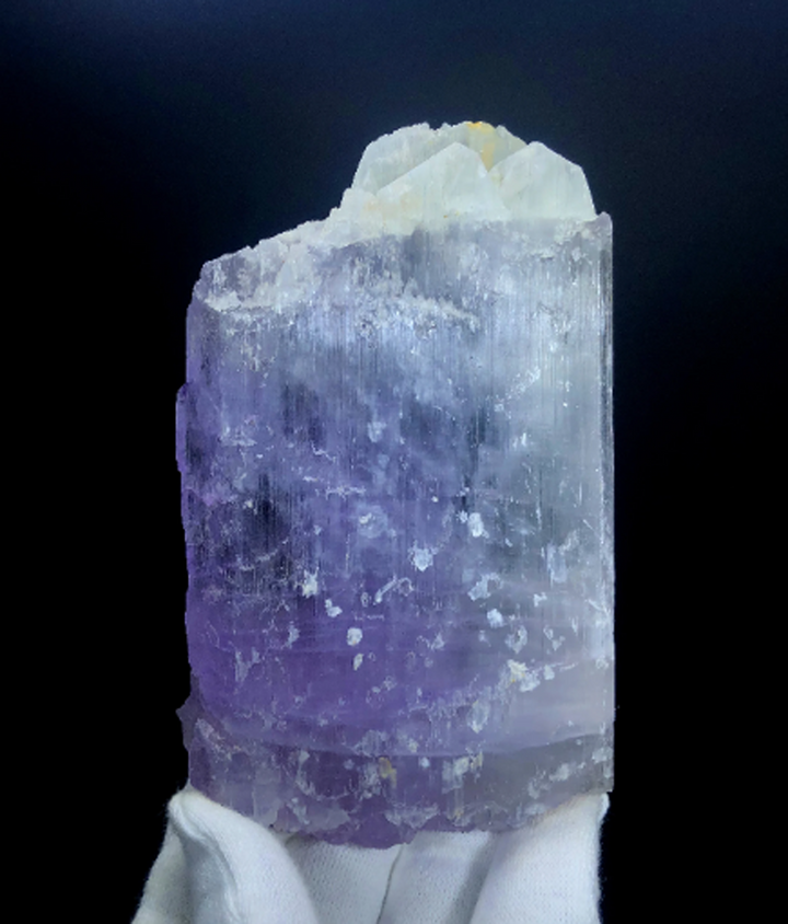 Natural Purple Pink Color Kunzite Crystal, Raw Mineral, Kunzite Specimen, Kunzite from Afghanistan - 418 gram