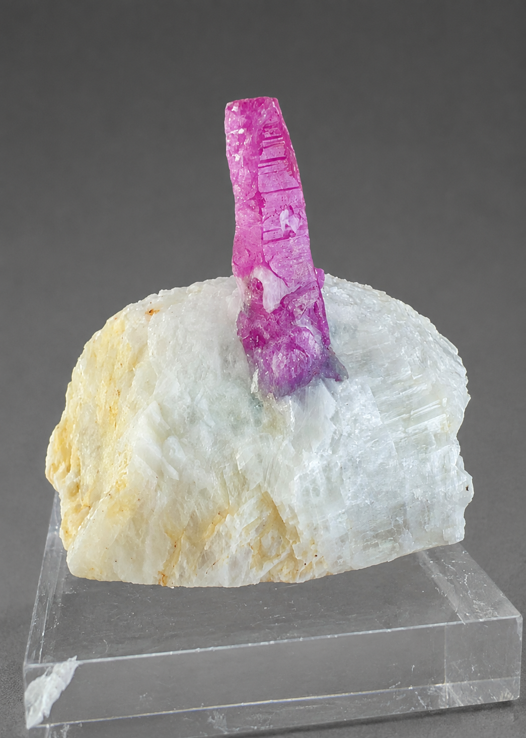 Natural Ruby Crystal on Matrix from Jegdalek Afghanistan – Collector Mineral Specimen, 47 gram