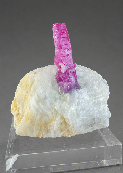 Natural Ruby Crystal on Matrix from Jegdalek Afghanistan – Collector Mineral Specimen, 47 gram