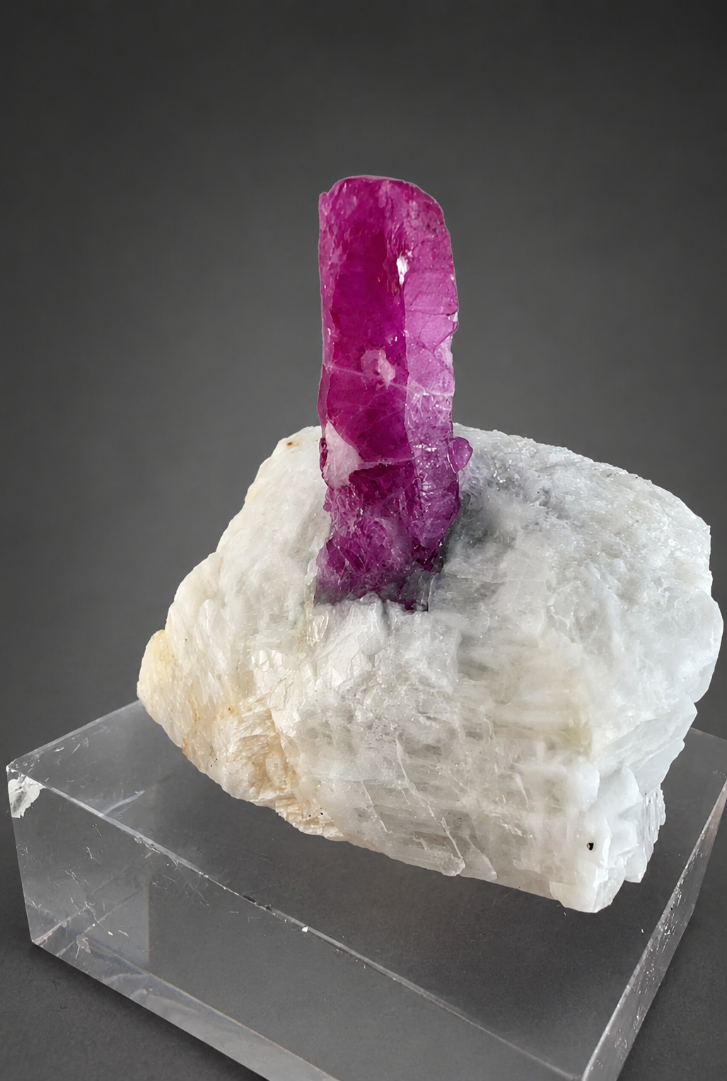 Natural Ruby Crystal on Matrix from Jegdalek Afghanistan – Collector Mineral Specimen, 47 gram
