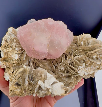 Pink Fluorite with Mica from Pakistan, 1619 gram
