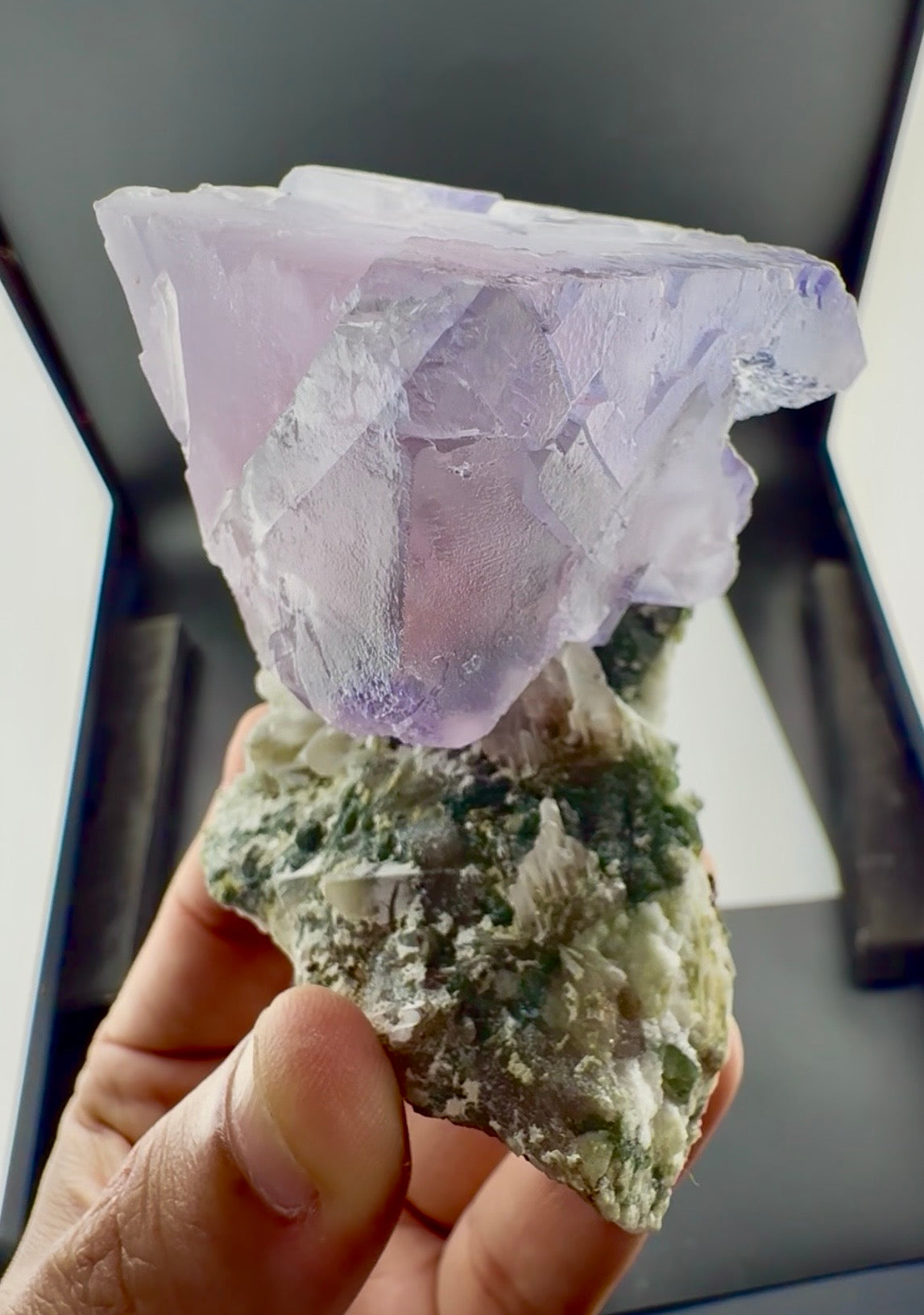 Fluorite on matrix from Afghanistan, 378 gram