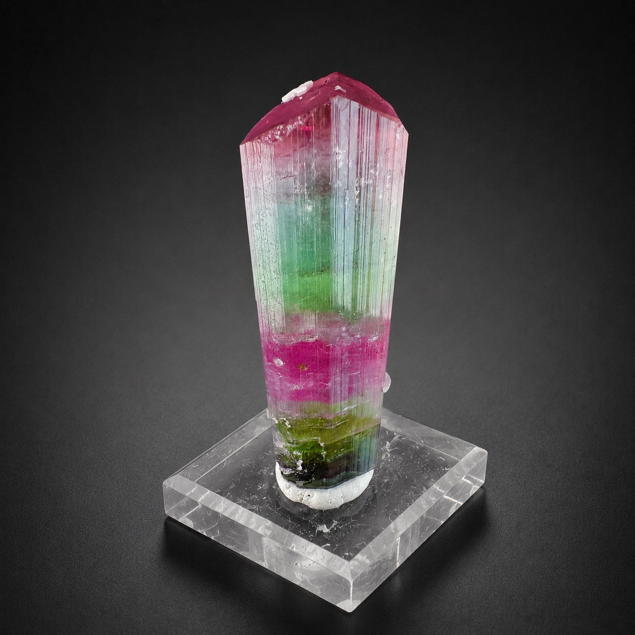 Multicolor Tourmaline Crystal from Paprok Afghanistan, 54 gram